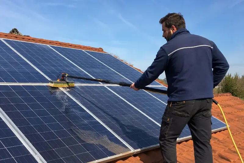 Nettoyage et entretien de panneaux solaires à Coutras